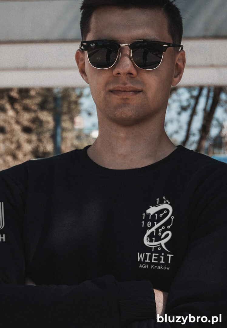 Bluza crewneck WIEiT AGH Kraków