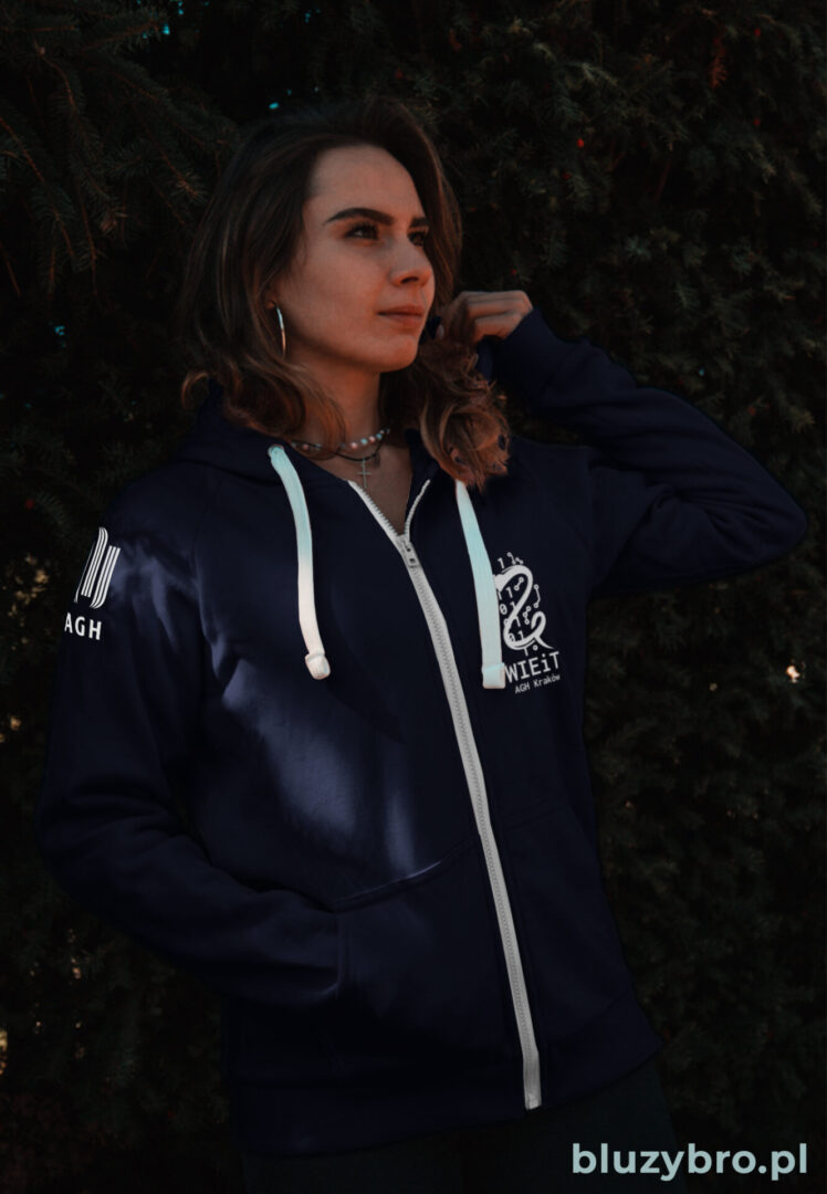 Bluza rozsuwana WIEiT AGH Kraków