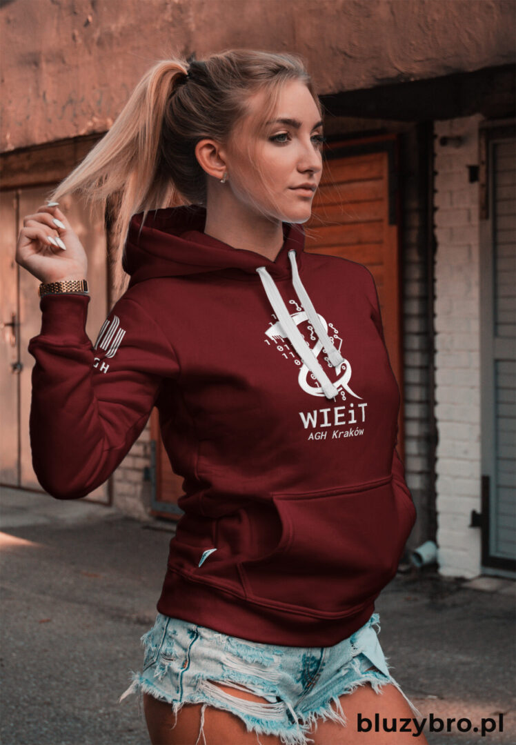 Bluza z kapturem WIEiT AGH Kraków