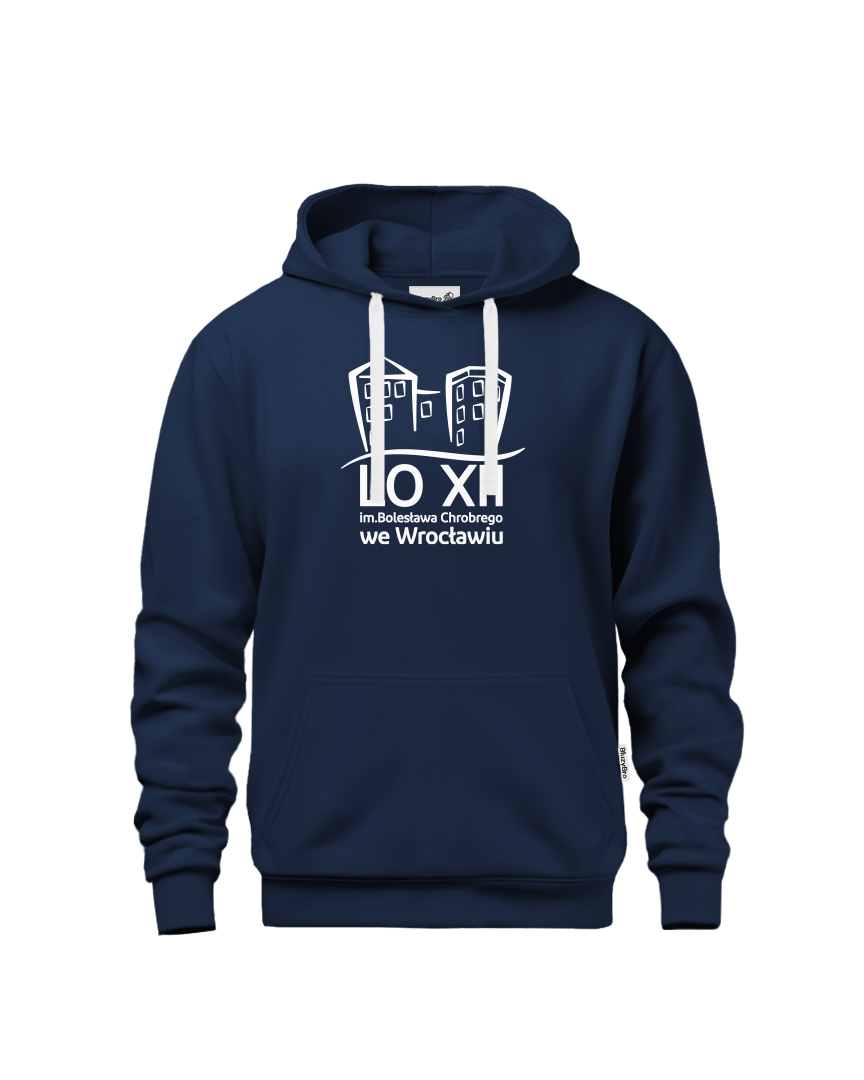 Bluza z kapturem XII LO Wrocław | Budynek