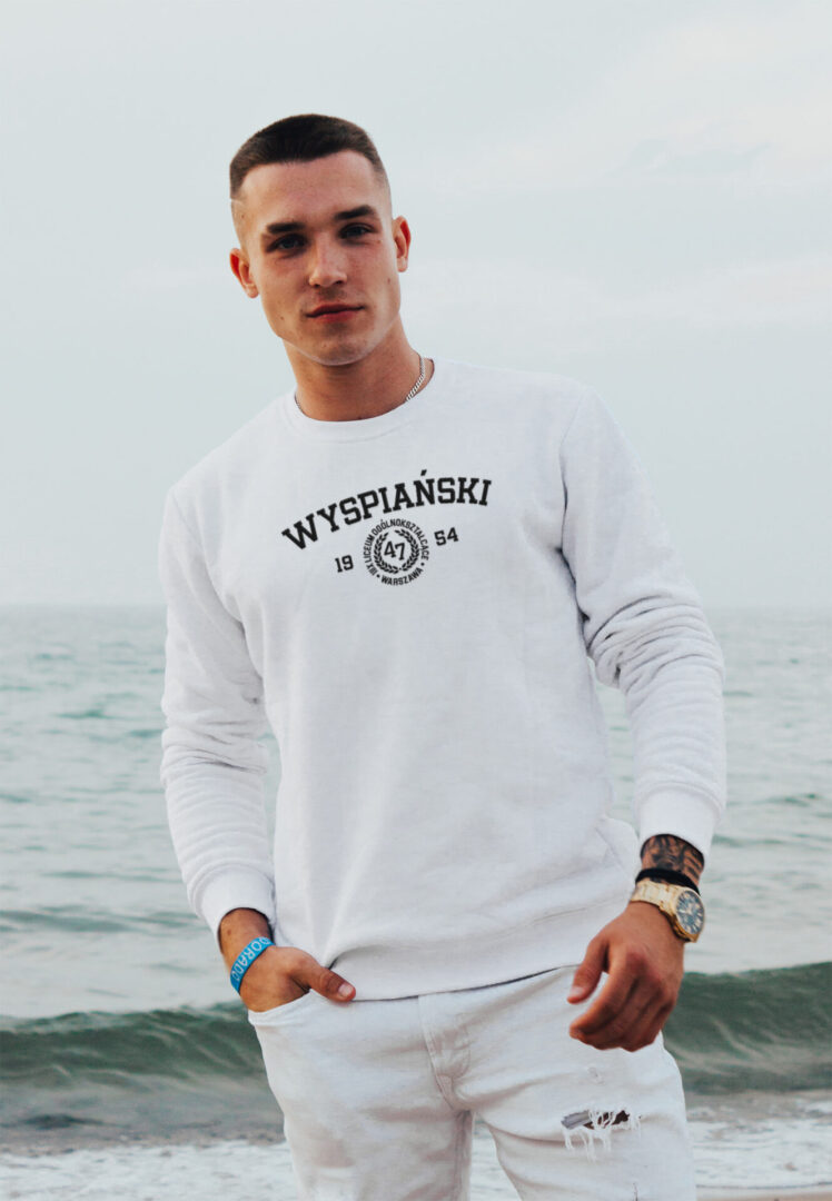 Bluza crewneck classic (280g/m2) 47 LO Warszawa