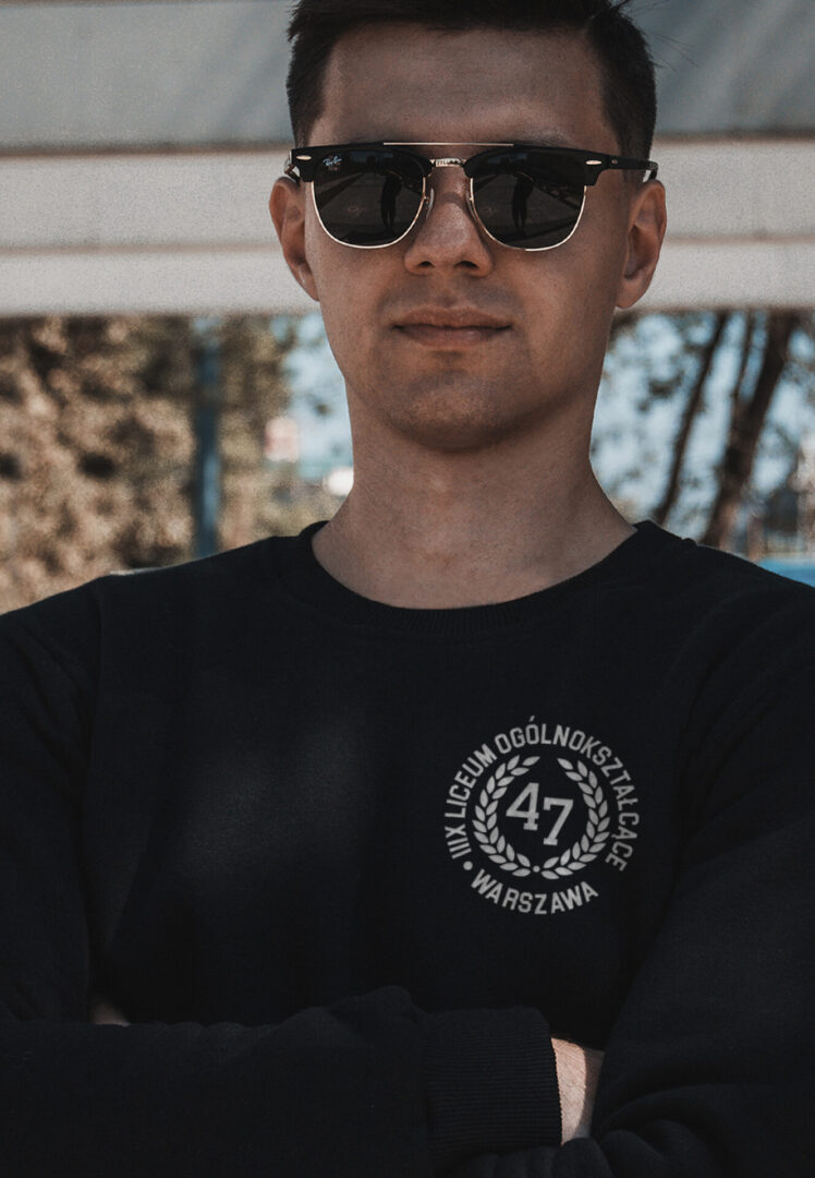 Bluza crewneck basic (250g/m2) 47 LO Warszawa