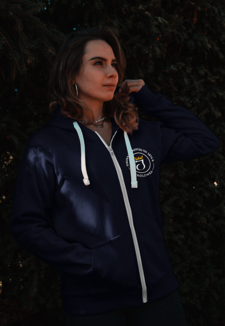 Bluza rozsuwana X LO Warszawa