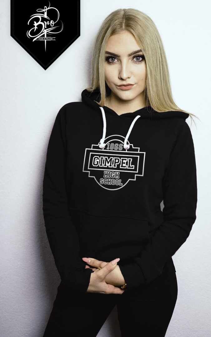 Bluza z kapturem basic (250g/m2) I LO Gimpel