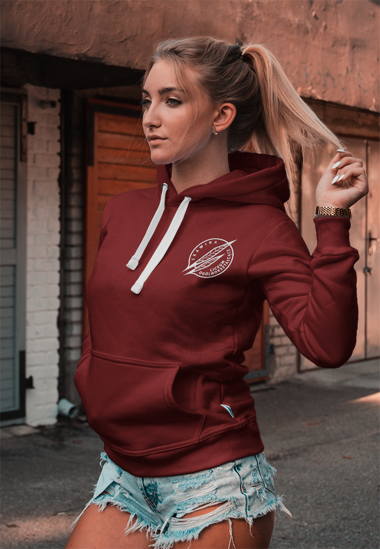 Bluza z kapturem LO Skawina