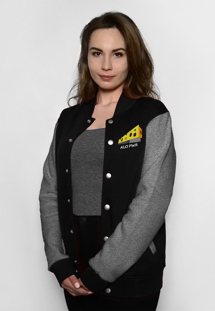 Bluza baseballowa ALO PWr | Ser