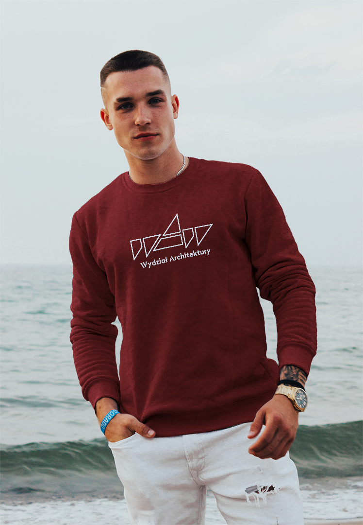 Bluza crewneck PW Wydział Architektury | Logo