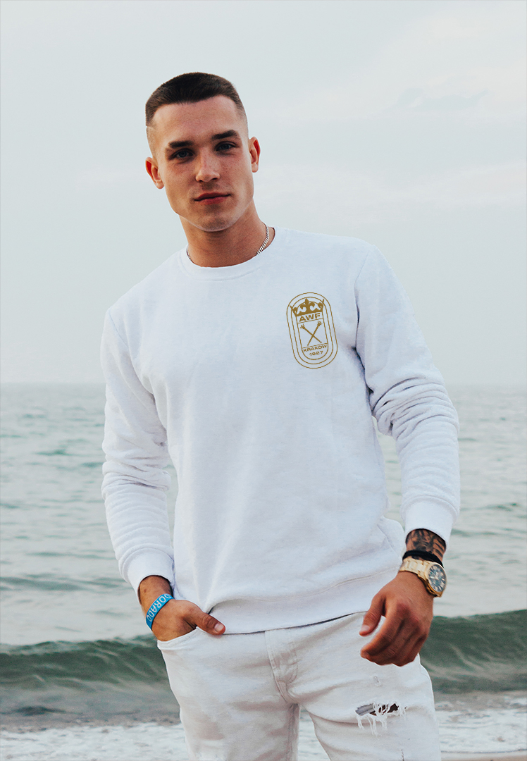 Bluza crewneck AWF Kraków | Małe logo