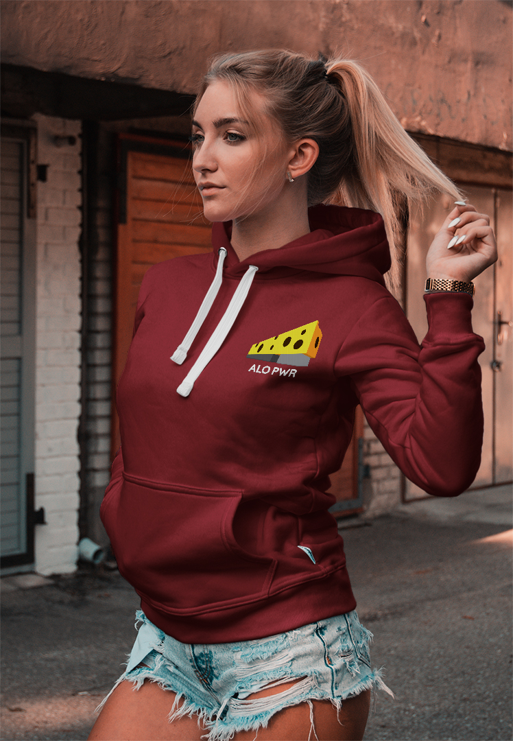 Bluza z kapturem ALO PWr | Ser