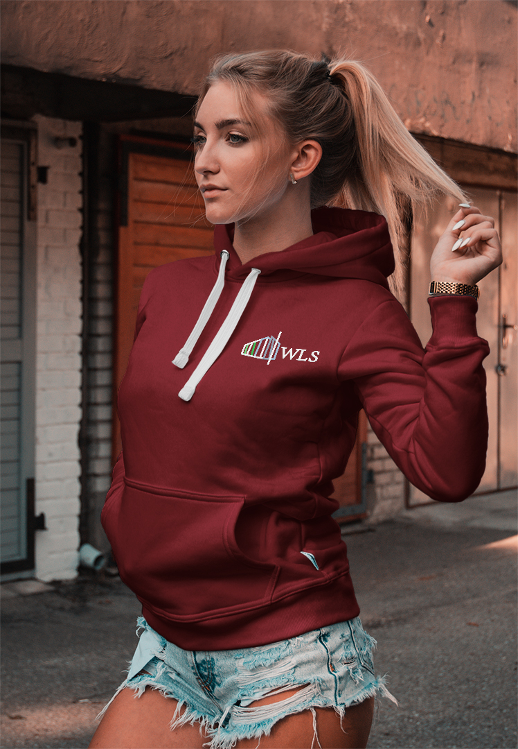 Bluza z kapturem WLS UW | Kolorowy haft