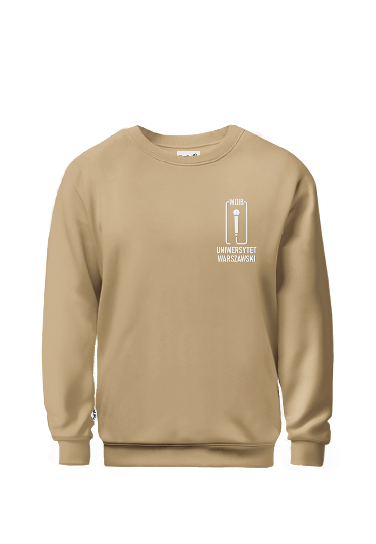 Bluza crewneck WDIB UW | Logo pionowe