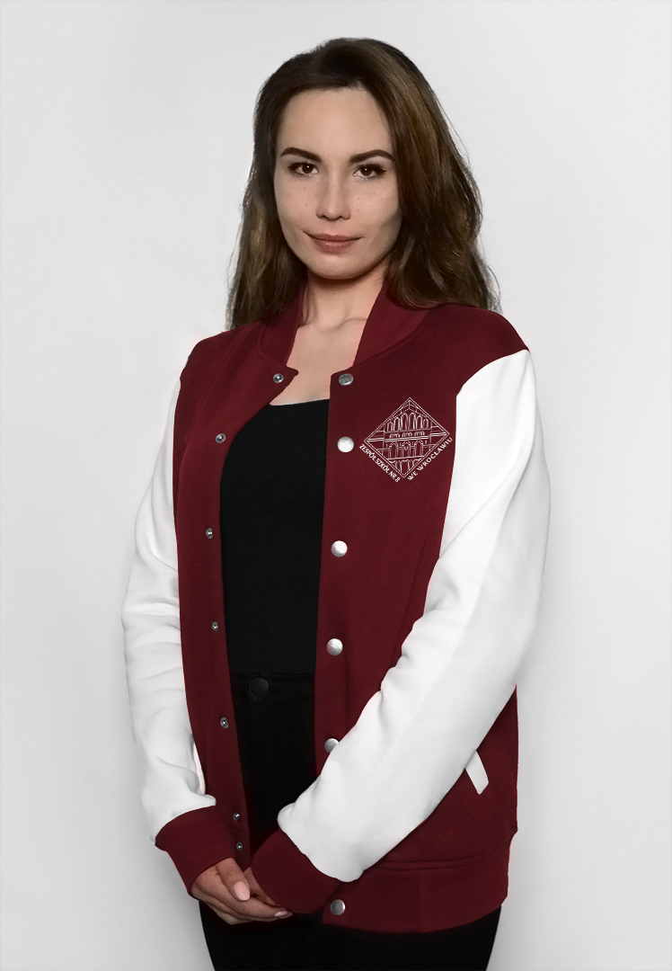Bluza baseballowa ZS Nr 8 we Wrocławiu | Logo romb