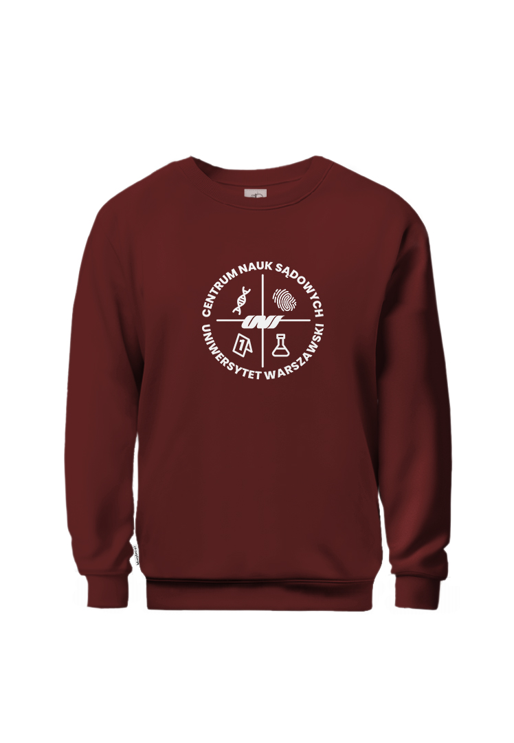 Bluza crewneck Centrum Nauk Sądowych UW