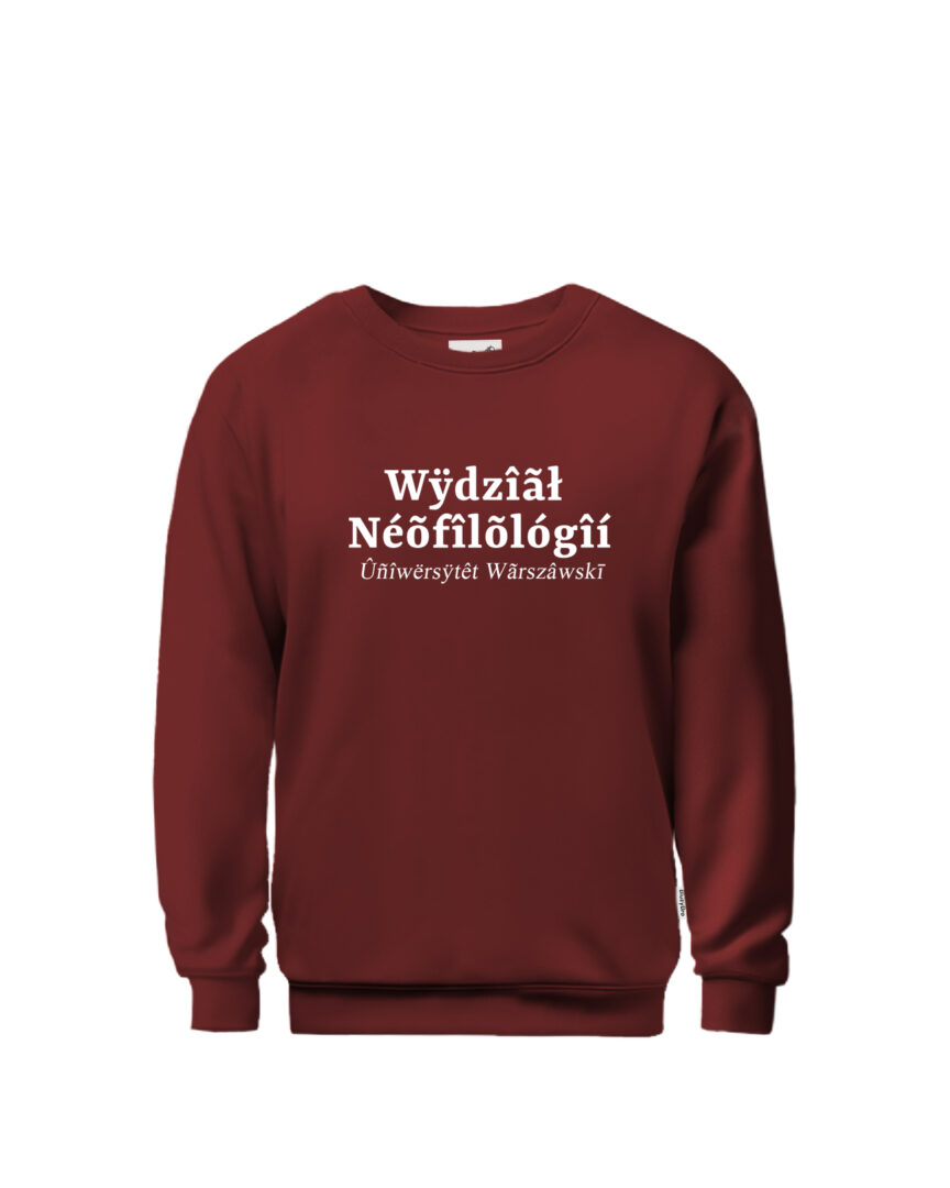 Bluza crewneck UW Neofilologia