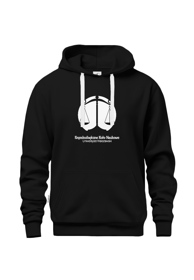 Bluza z kapturem 280gram/m2 UW Kryminologiczne Koło Naukowe