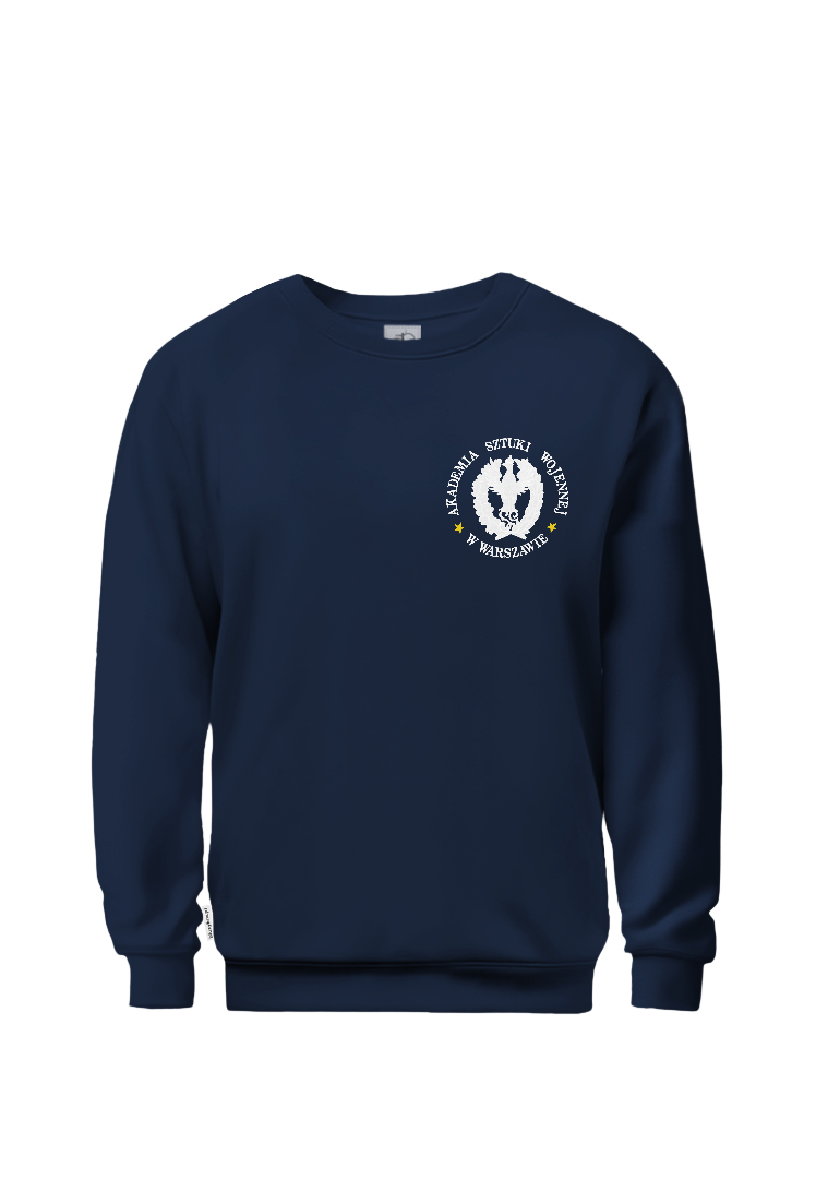 Bluza crewneck Akademii Sztuki Wojennej w Warszawie