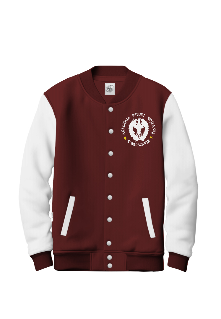 Bluza baseballowa Akademii Sztuki Wojennej w Warszawie