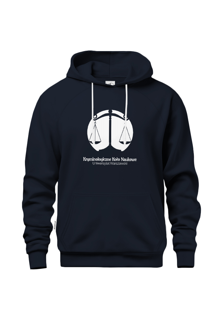 Bluza z kapturem 250gram/m2 UW Kryminologiczne Koło Naukowe