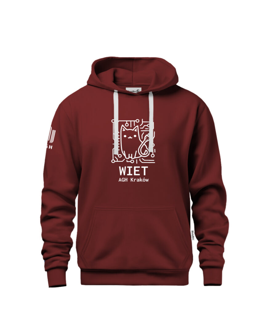 Bluza z kapturem AGH WIET