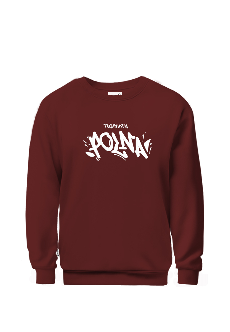 Bluza bez kaptura Technikum Polna | Nadruk