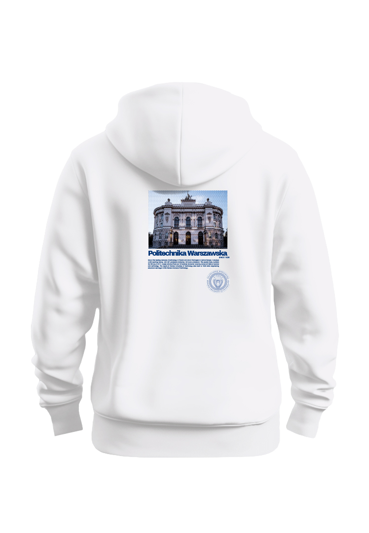 Bluza z kapturem Politechnika Warszawska | Gmach Zewnątrz