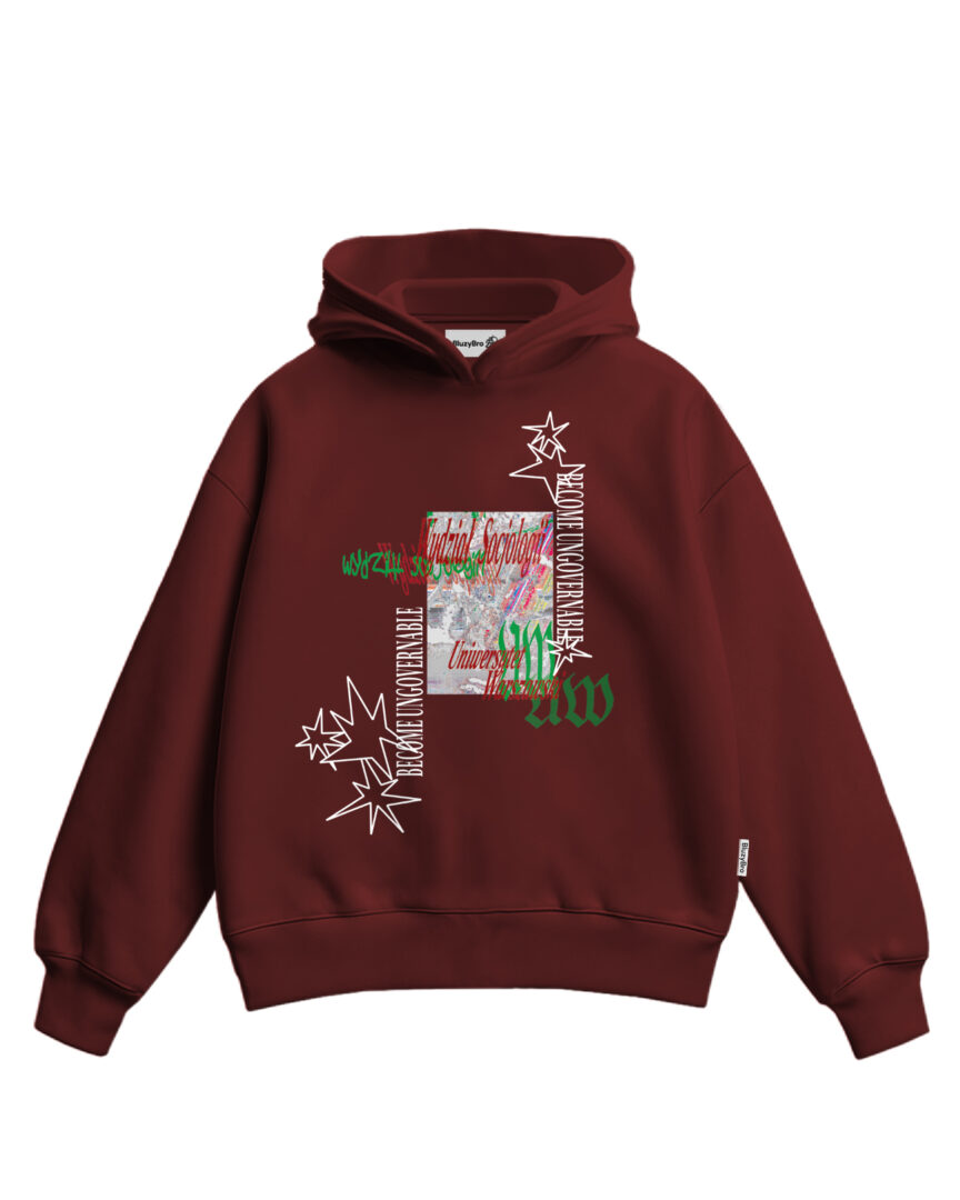 Bluza boxy UW WS | Kolaż