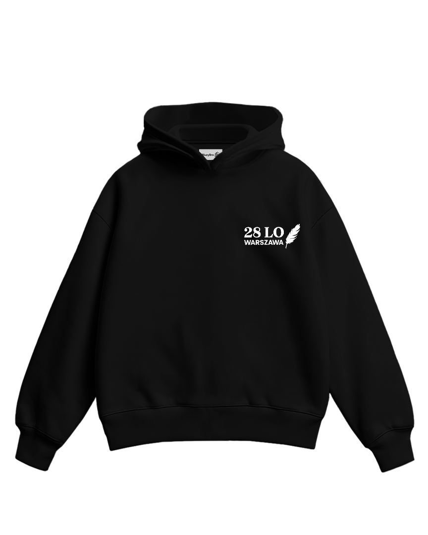 Bluza boxy 28 LO Warszawa | Piórko