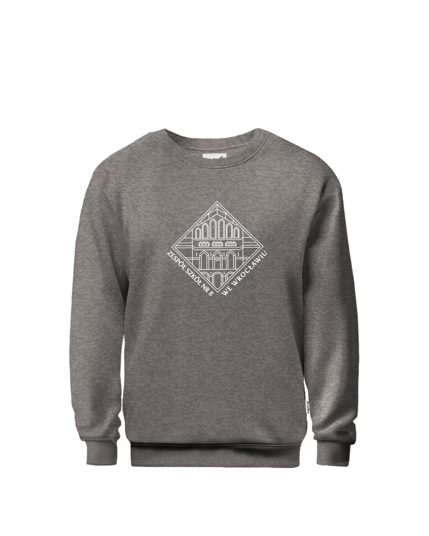 Bluza crewneck ZS nr 8 we Wrocławia | Logo romb