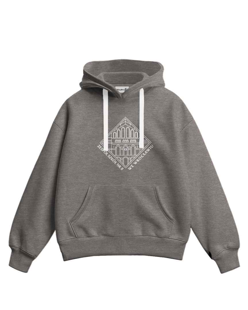 Bluza baggy ZS Nr 8 we Wrocławiu | Logo romb