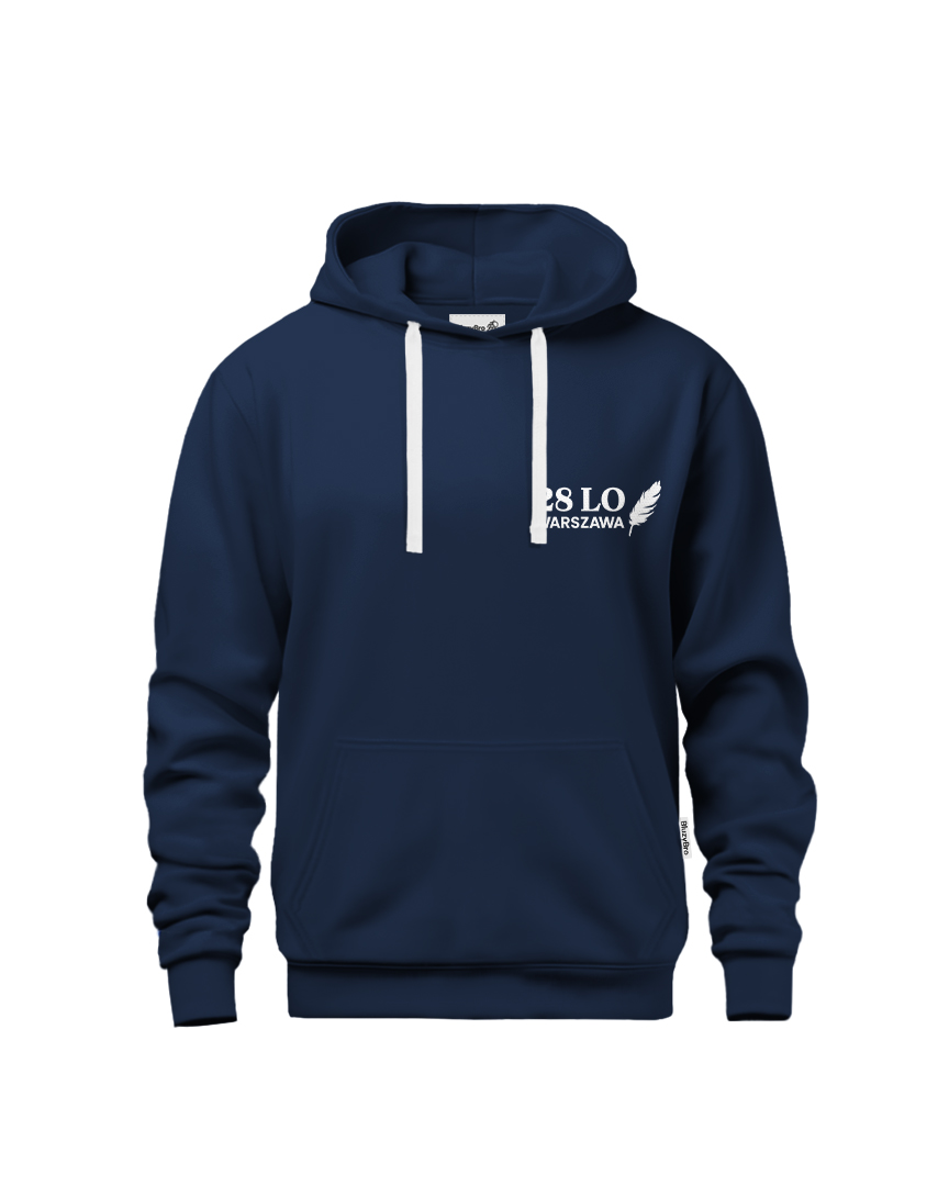 Bluza z kapturem 28 LO Warszawa | Piórko