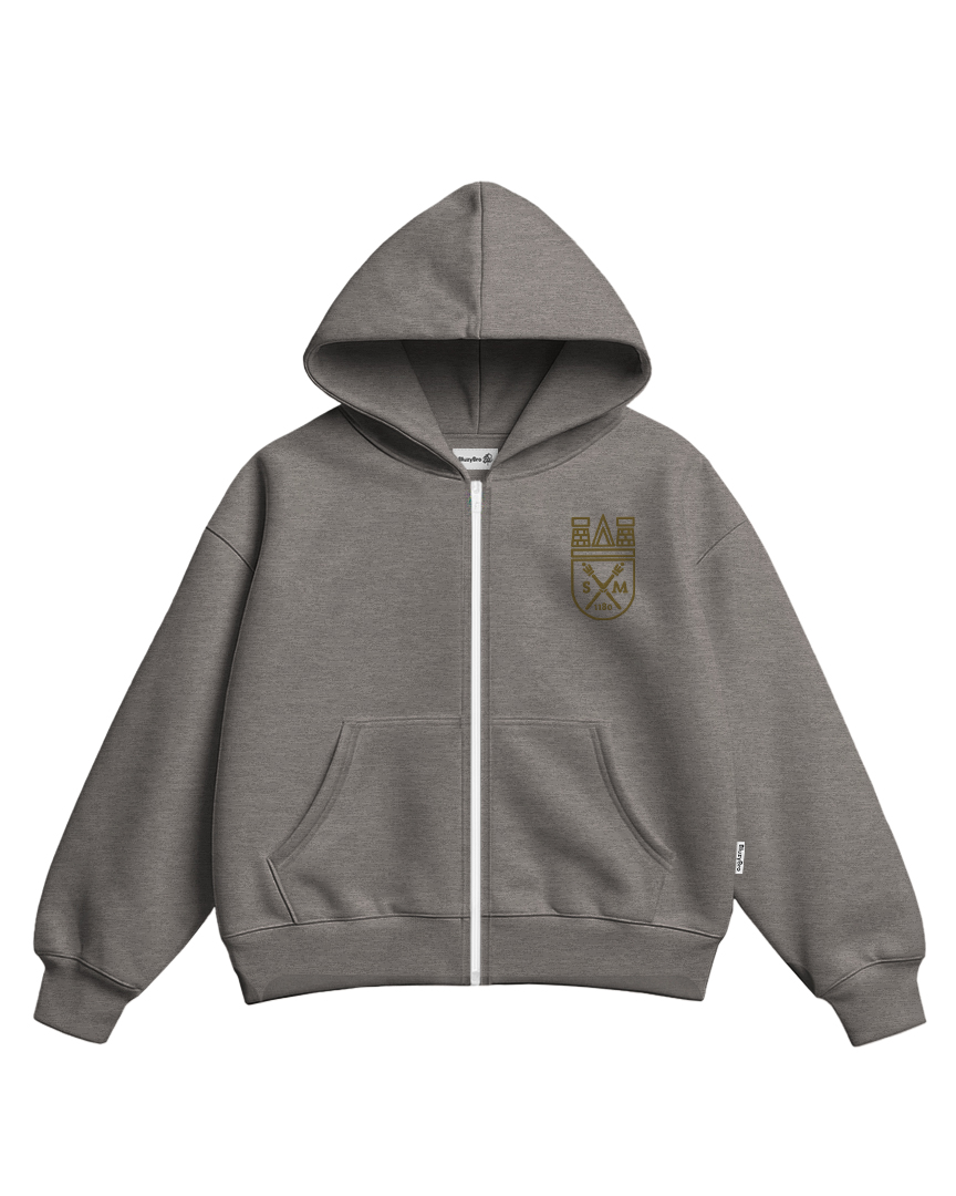Bluza rozsuwana boxy Małachowianki | Złoty Haft