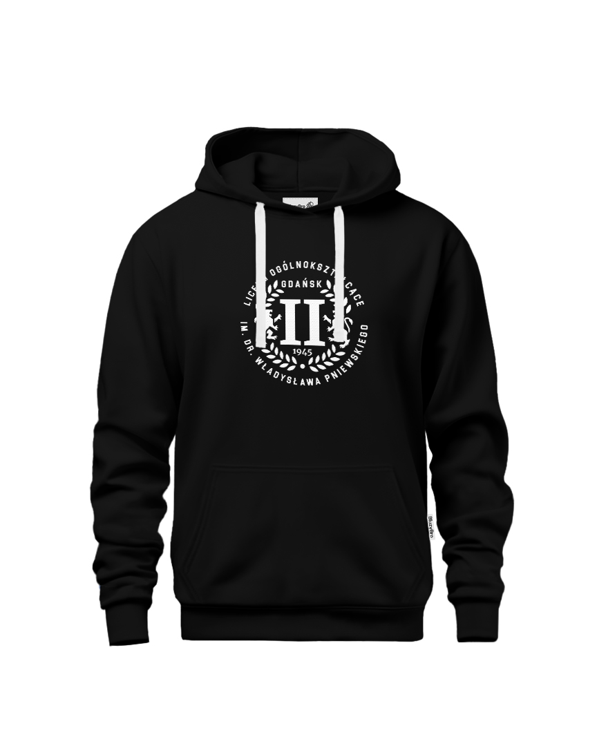 Bluza z kapturem 2 LO Gdańsk