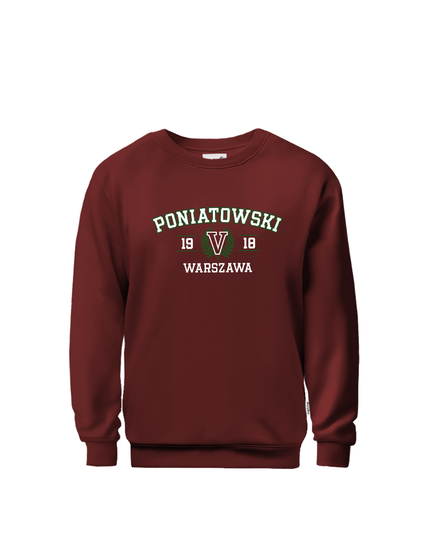 Bluza crewneck 5 LO Warszawa | College
