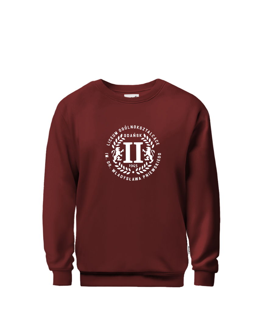 Bluza crewneck 2 LO Gdańsk