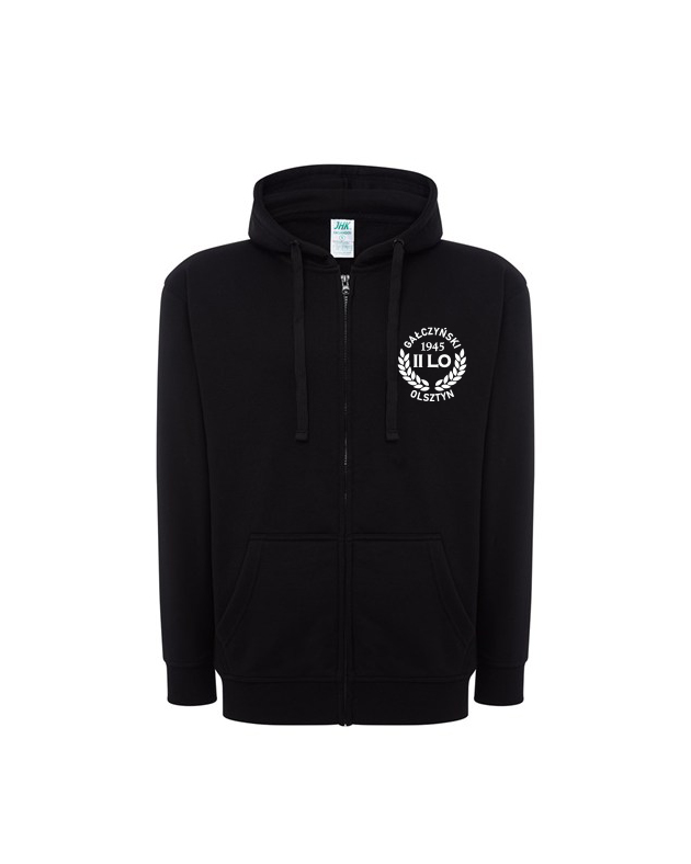 Bluza rozsuwana 2 LO Olsztyn | Importowana z haftem