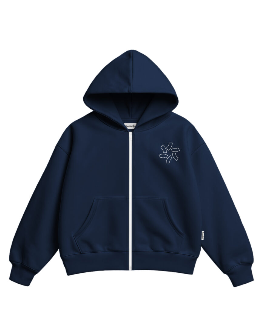 Bluza ultra boxy rozsuwana PW IŚ | Haft