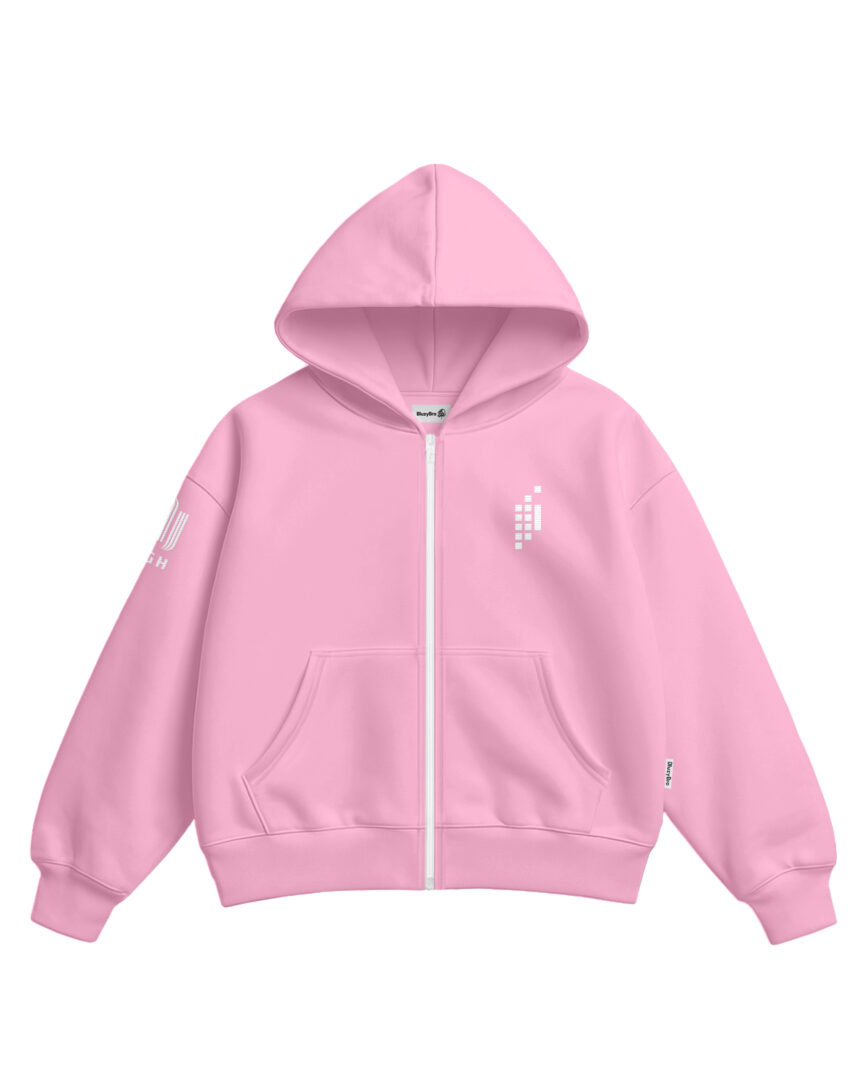 Bluza ultra boxy rozsuwana AGH WI | Klasyczny wzór