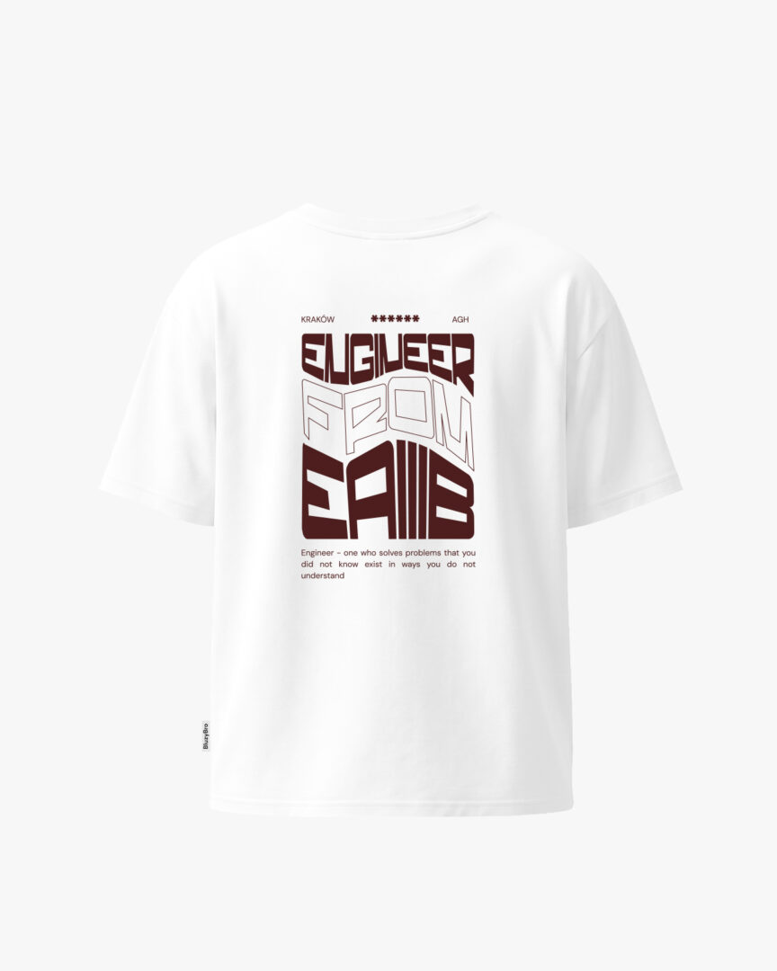 Koszulka boxy EAIiIB AGH | Wave